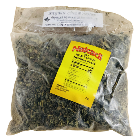 Nakadi – Dry Potato Leaves –  7oz