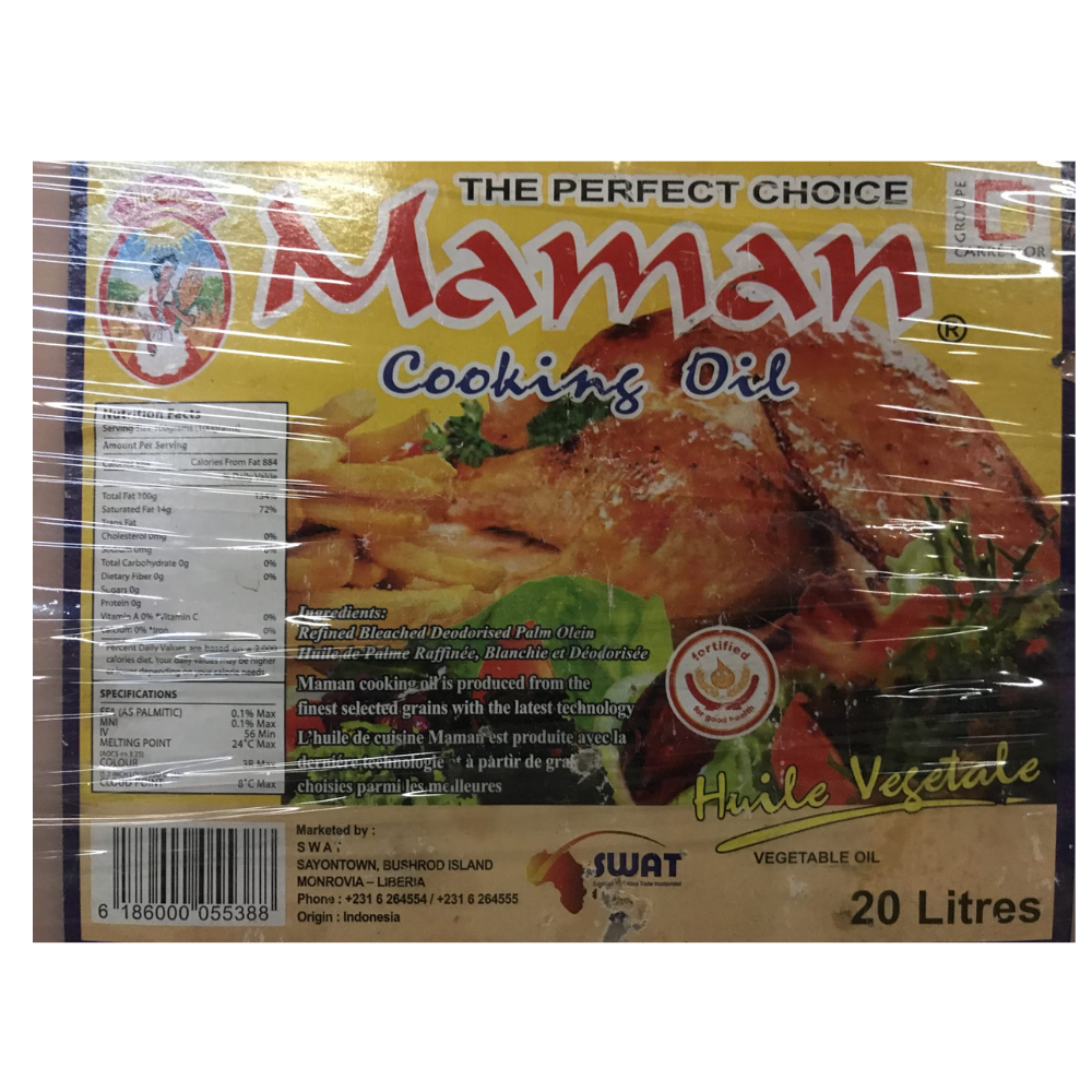 Maman Cooking Oil – Vegetable Oil – 20L
