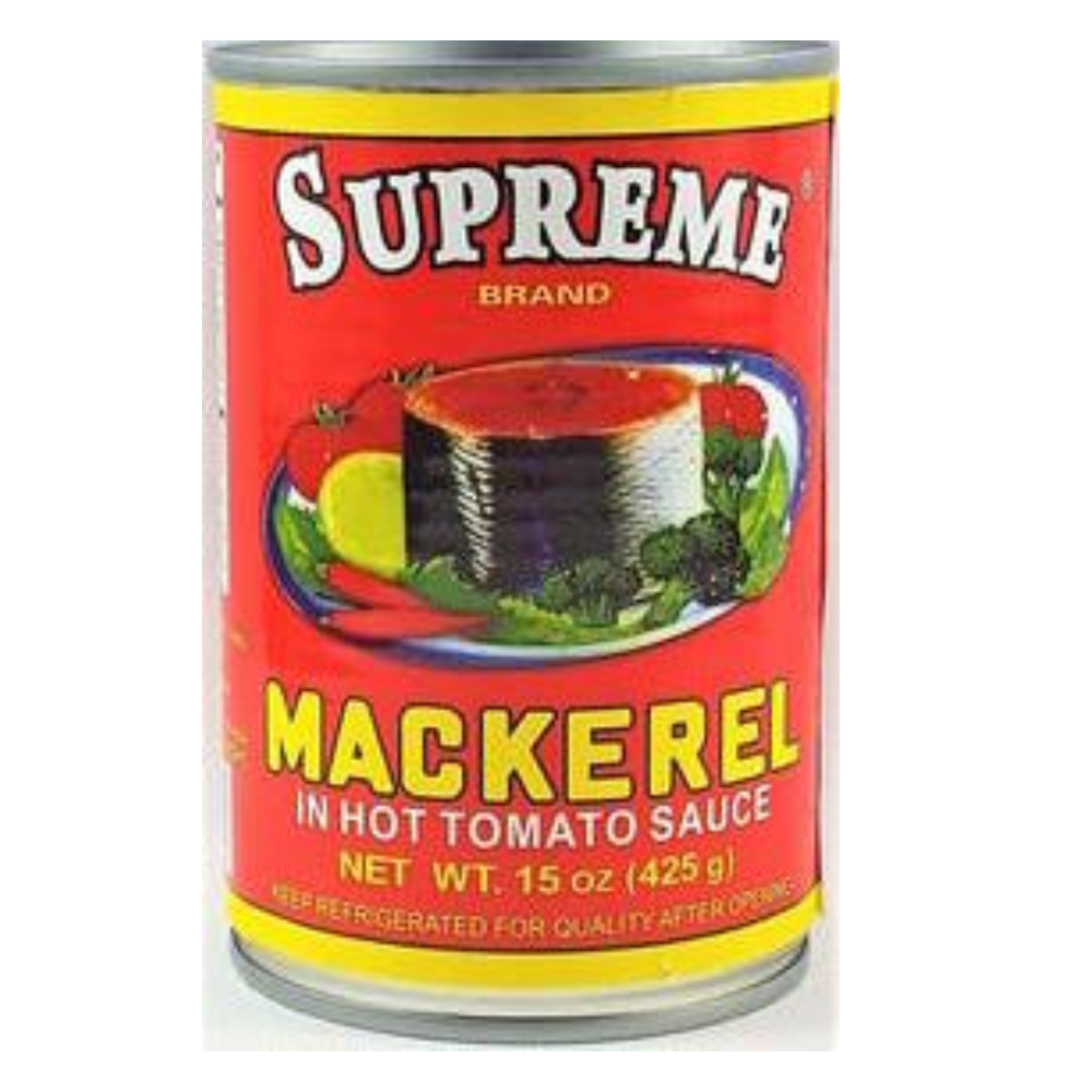 Supreme - Mackerel in Hot Tomato Sauce – 15oz