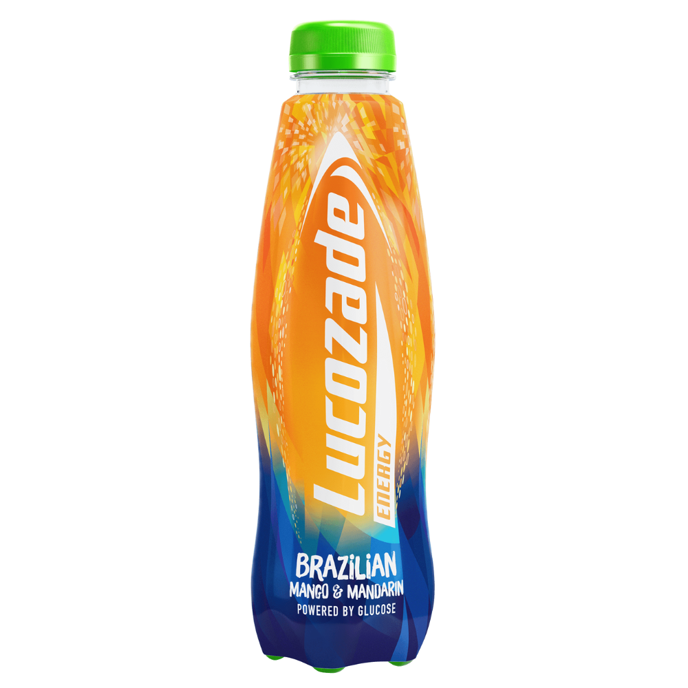 Lucozade – Energy Drink  Brazilian Mango & Mandarin – 380ml