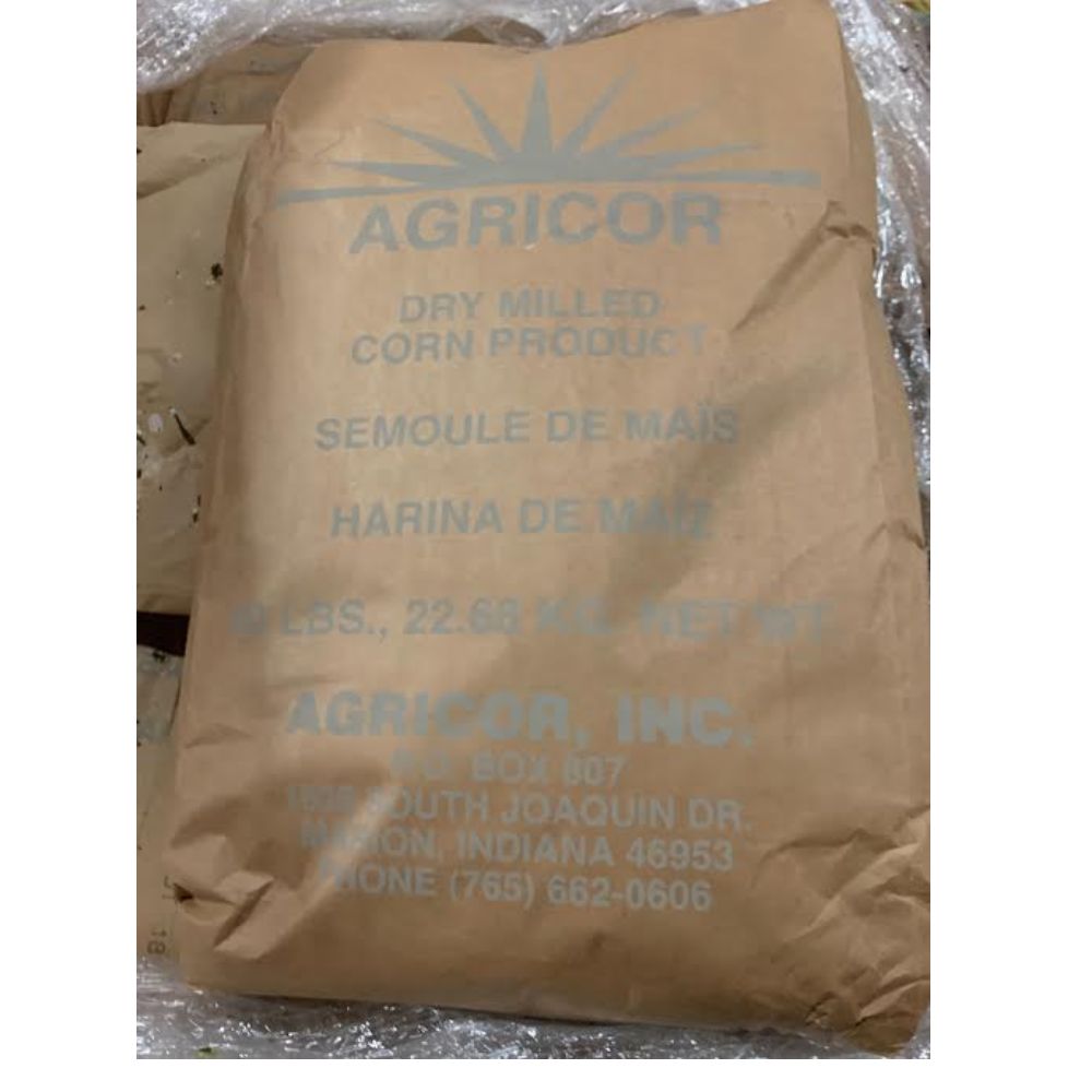 Agricor – Dry Milled White Corn Flour – 50 lbs