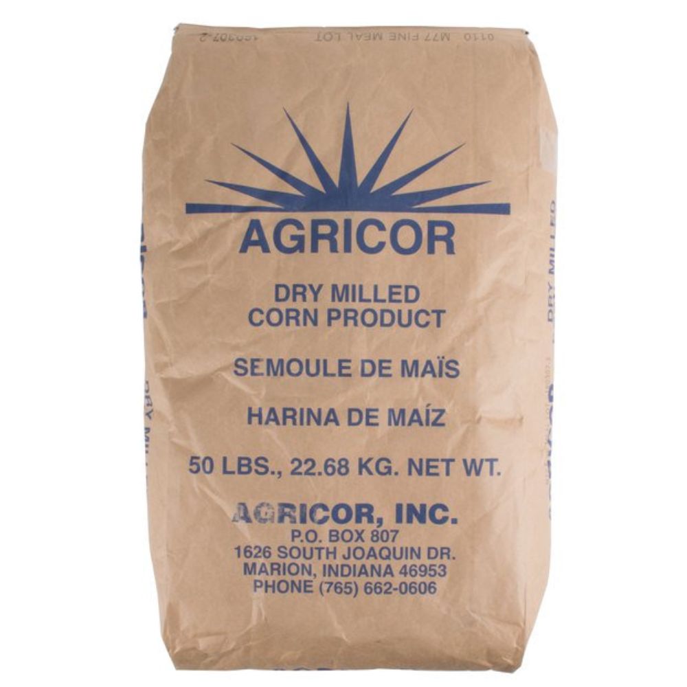 Agricor – Dry Milled Yellow Corn Flour Product – 50 lbs