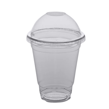 Plastic Milkshake Smoothie Cups with Domed Lid