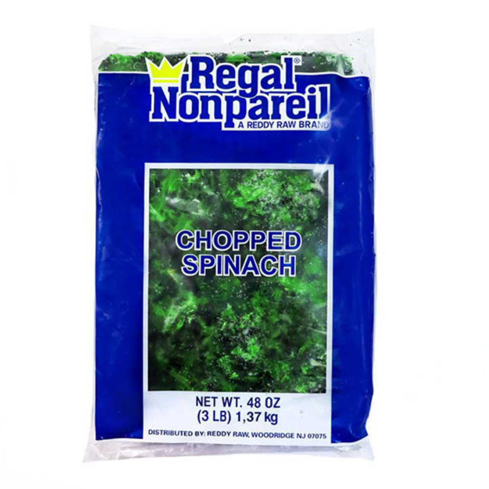 Reddy Raw - Frozen Chopped Spinach - 3lbs