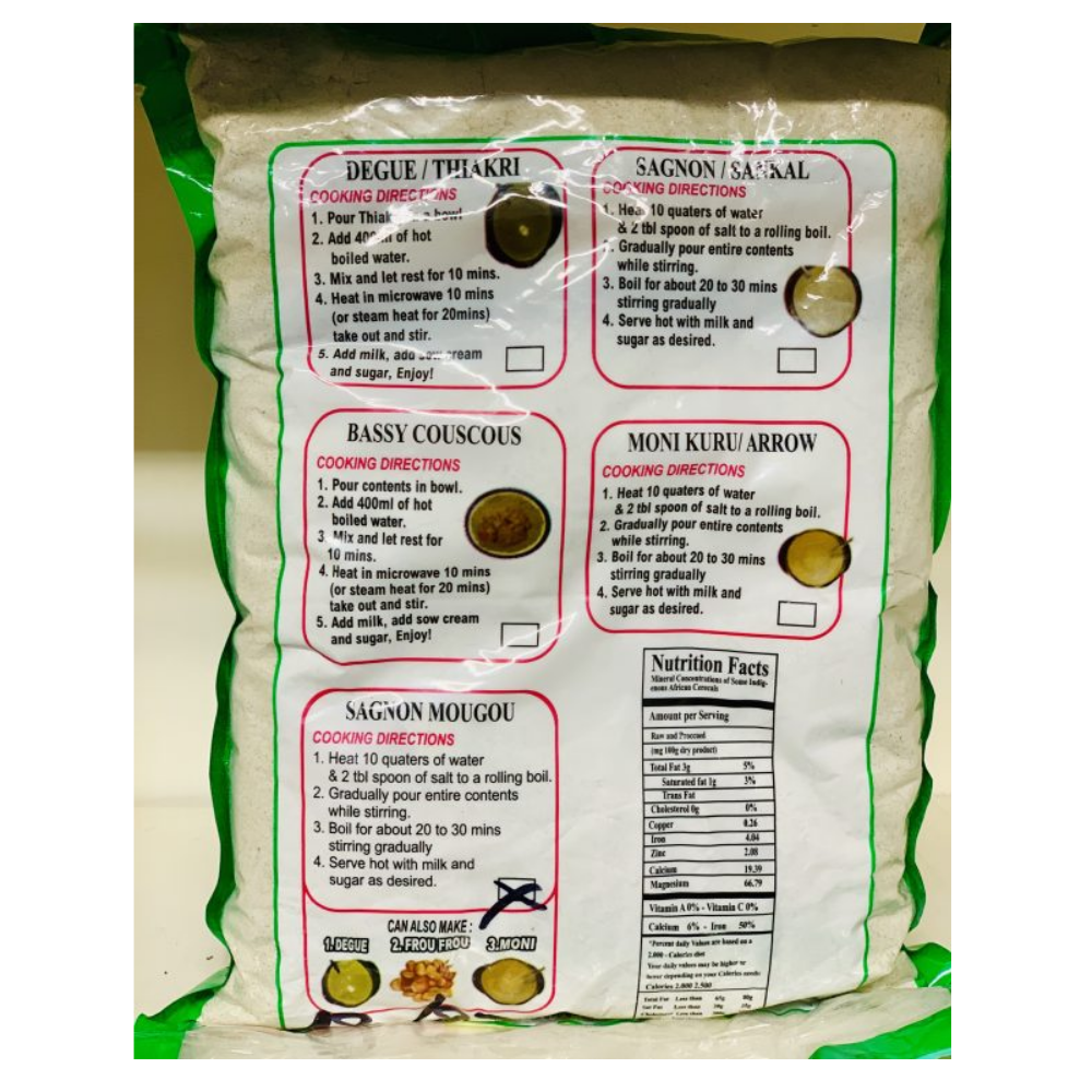 Sagnon Mougou, Millet Flour– 2 lbs