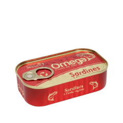 Omega – Sardines in Vegetable Oil – 8oz
