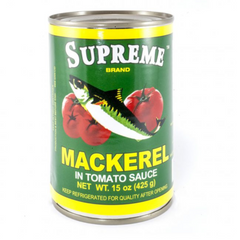 Supreme - Mackerel in Tomato Sauce – 15oz