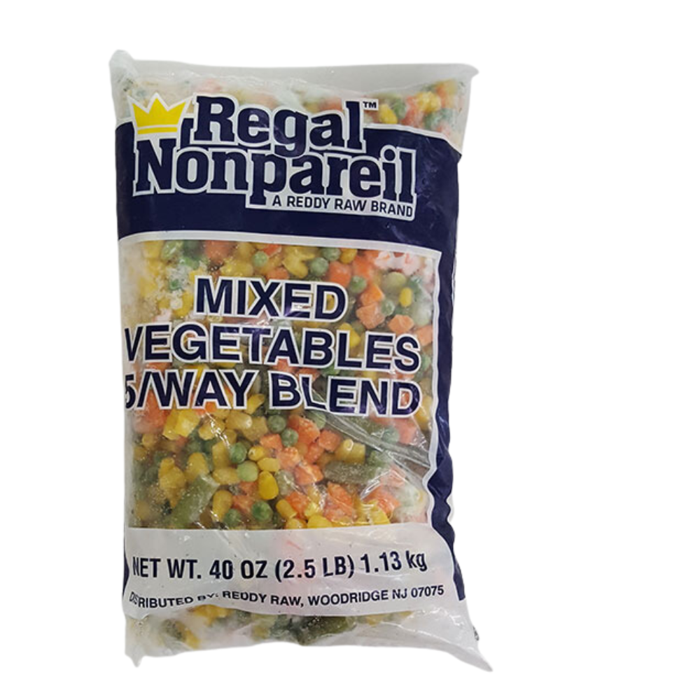 Reddy Raw - Frozen Mixed Vegetables - 2.5lbs