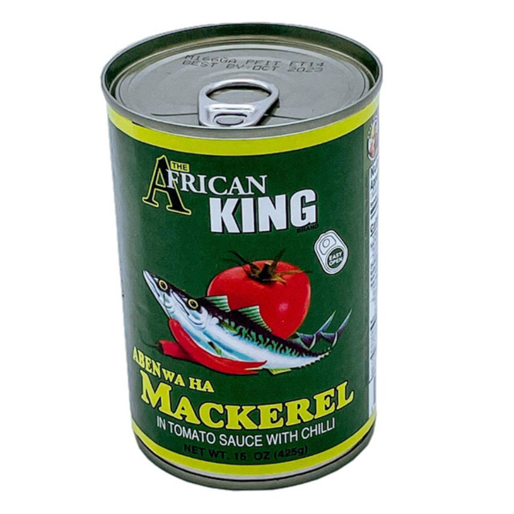 African King  – Mackerel in Tomato Sauce with Chili – 15oz