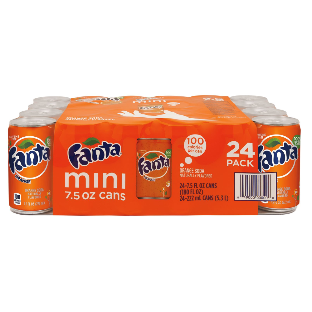 Fanta Orange Soda Can - 24/50Cl