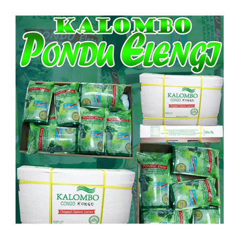 Kalombo - Frozen Cassava Leaves - 1kg