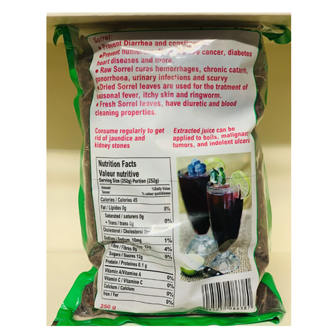 Sorrel Sobolo Leaves (Bissap)  – 250g