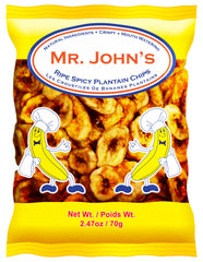 Mr. John Plantain Chips Yellow 50/70gr