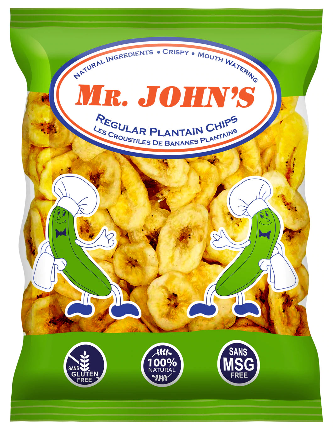 Mr. John’s Plantain Chips Regular Green 25/150g