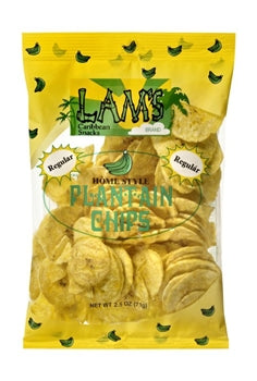 Lams – Plantain Chips – Garlic flavor  – 60pcs