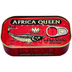 Africa Queen - Sardines in Vegetable Oil - 125g